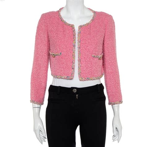 gilet chanel noir|Chanel jacket pink.